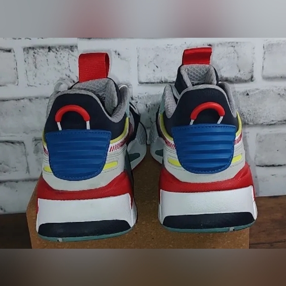 RS-X Jr Parisian White Blue Red 386894-01 Size 6.5c (Big Kid) / 8 Women's No Box - Picture 4 of 9